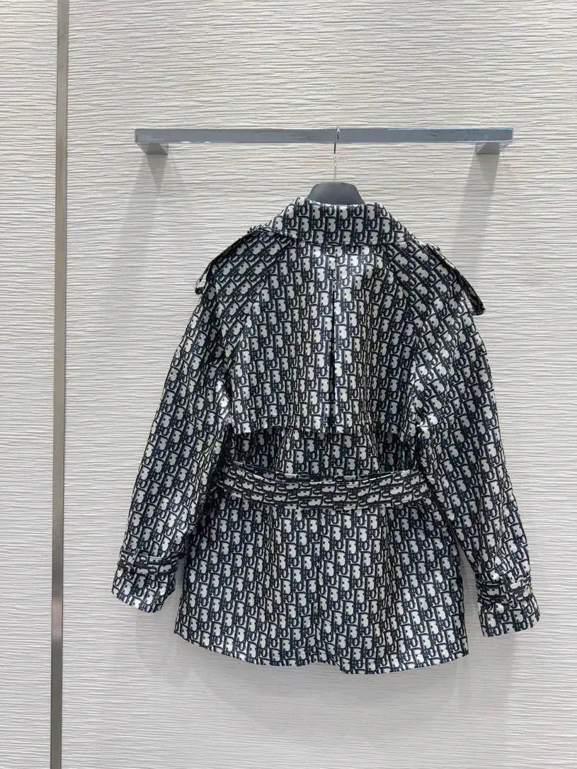 Dior Women Monograw penetration printing Coat Clothing D38691