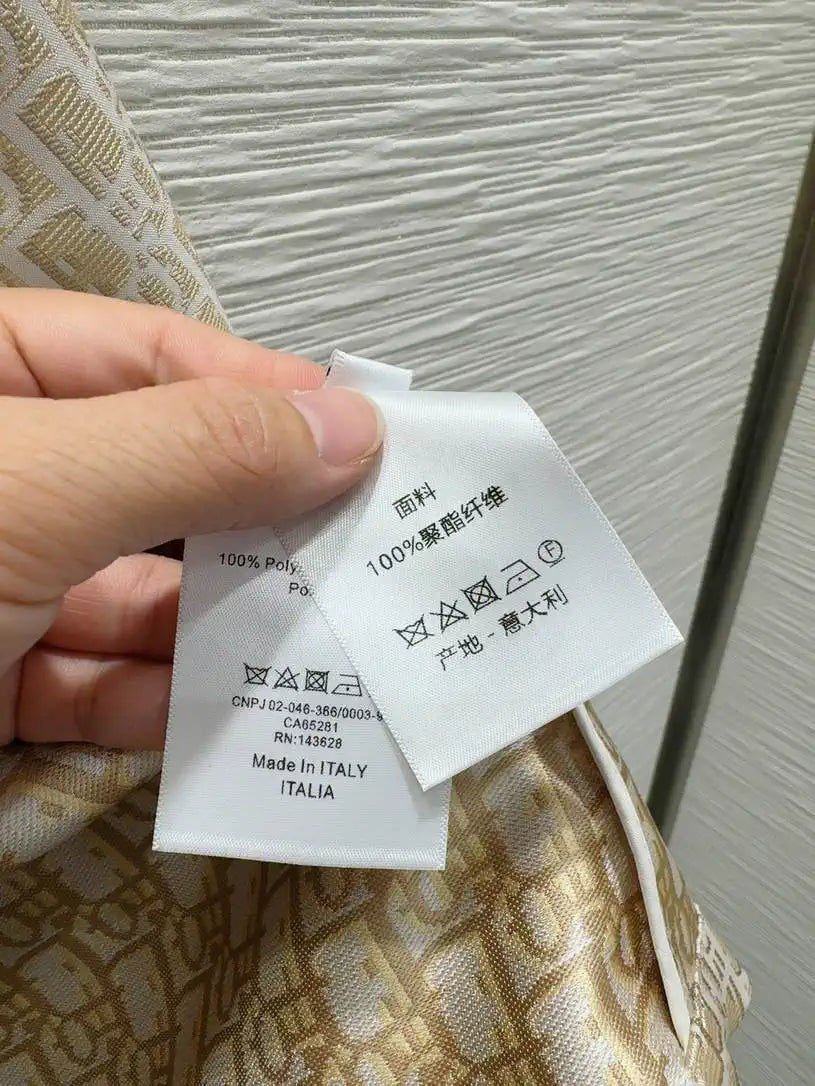 Dior Women Monograw penetration printing Coat Clothing D38691