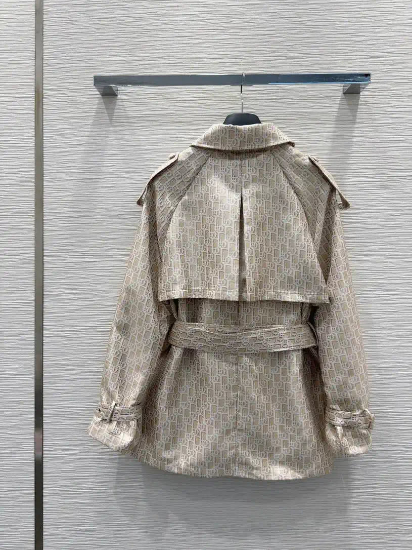 Dior Women Monograw penetration printing Coat Clothing D38691