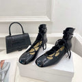 Dior Women¡®s KDI760VNI ARTY lace-up ankle boots in black patent and calfskin - 35 - View 1