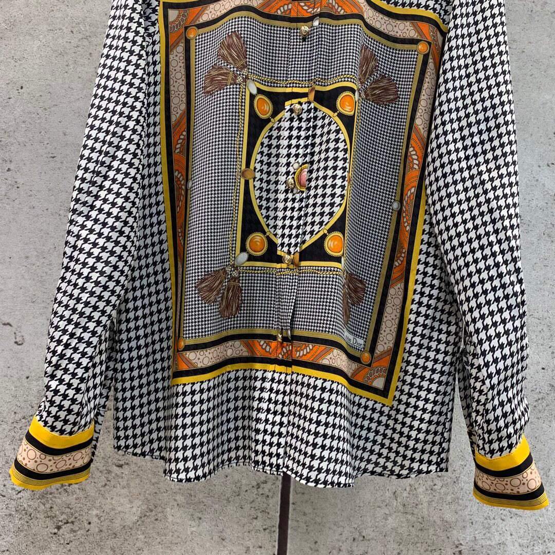 Dior Women¡¯s Blouse Silk Pinter Designer Dior Clothing 38082 - Voguebags