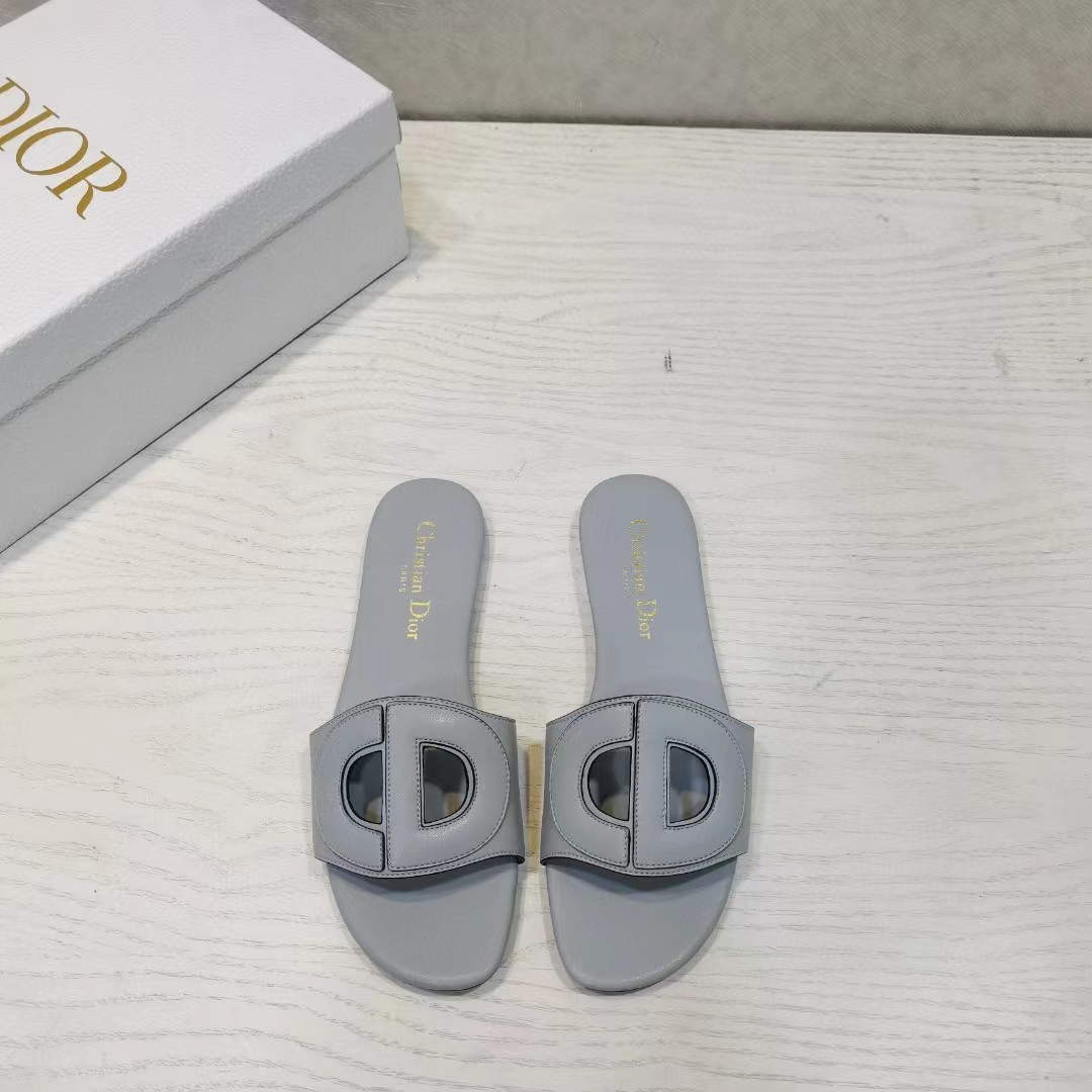 Dior Women¡®s KCQ390 D-CLUB Slide Calfskin D83003