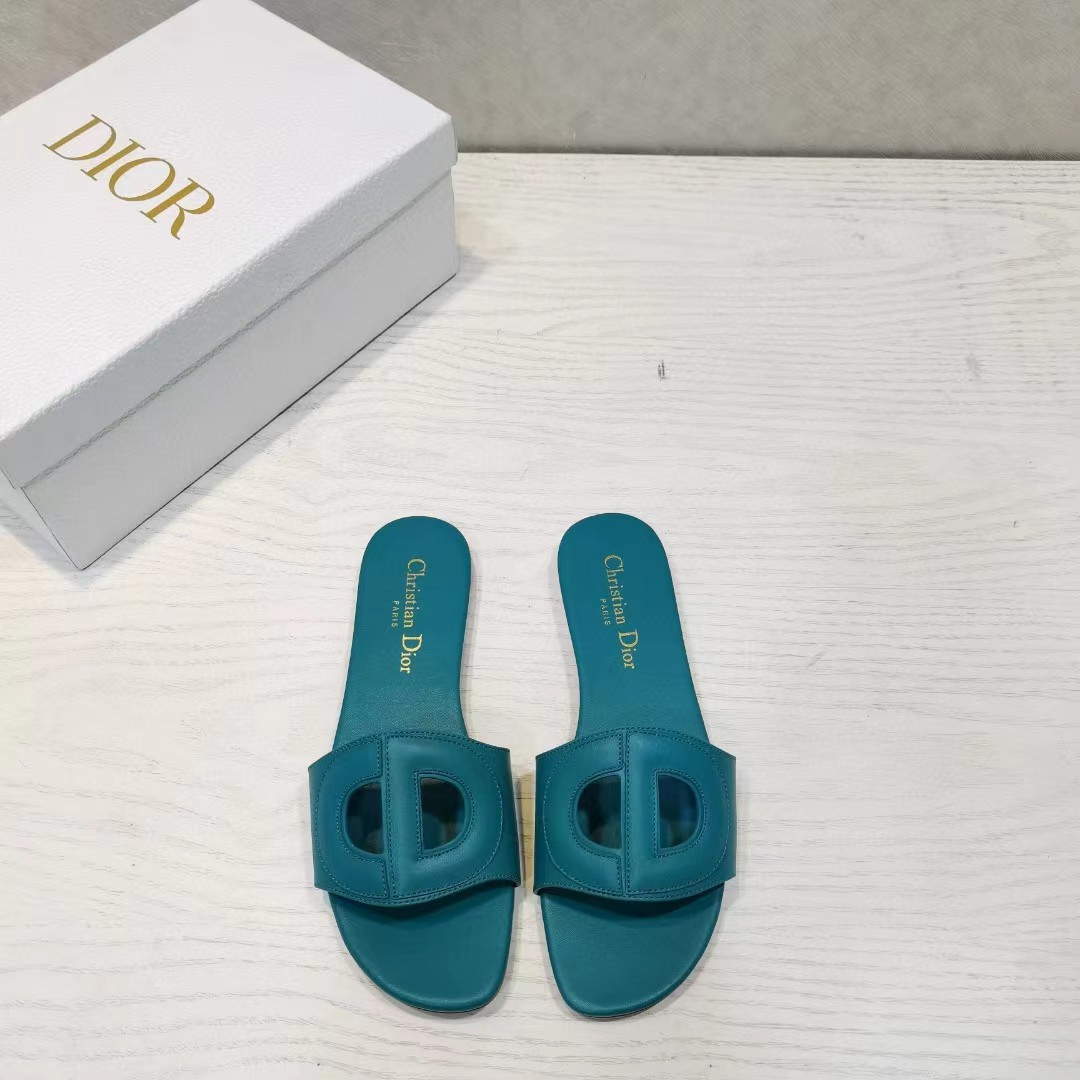 Dior Women¡®s KCQ390 D-CLUB Slide Calfskin D83009
