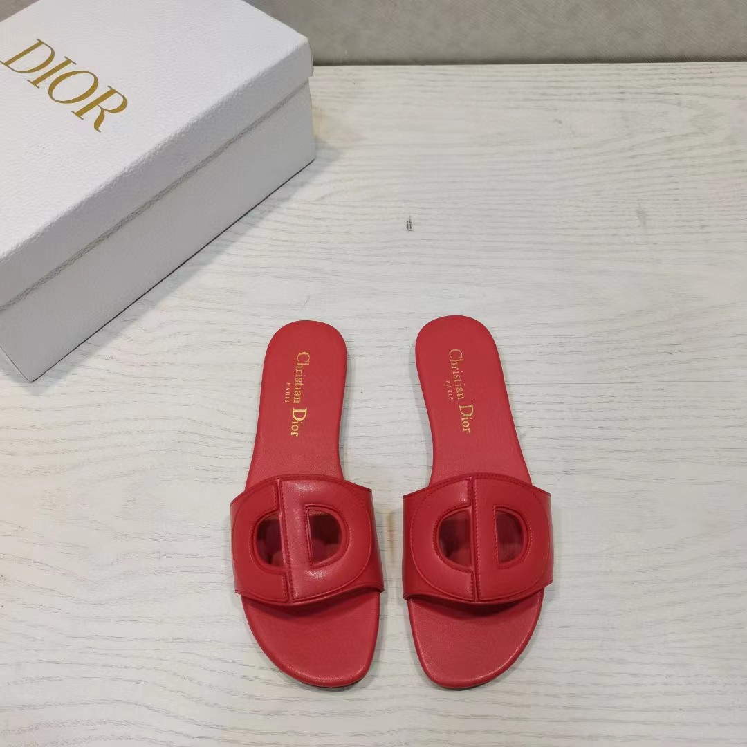 Dior Women¡®s KCQ390 D-CLUB Slide Calfskin D83011