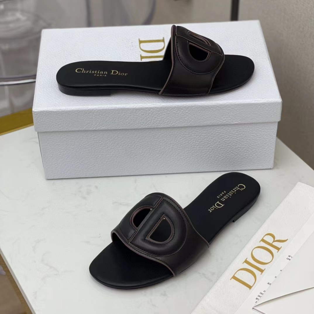 Dior Women¡®s KCQ390 D-CLUB Slide Calfskin D83012