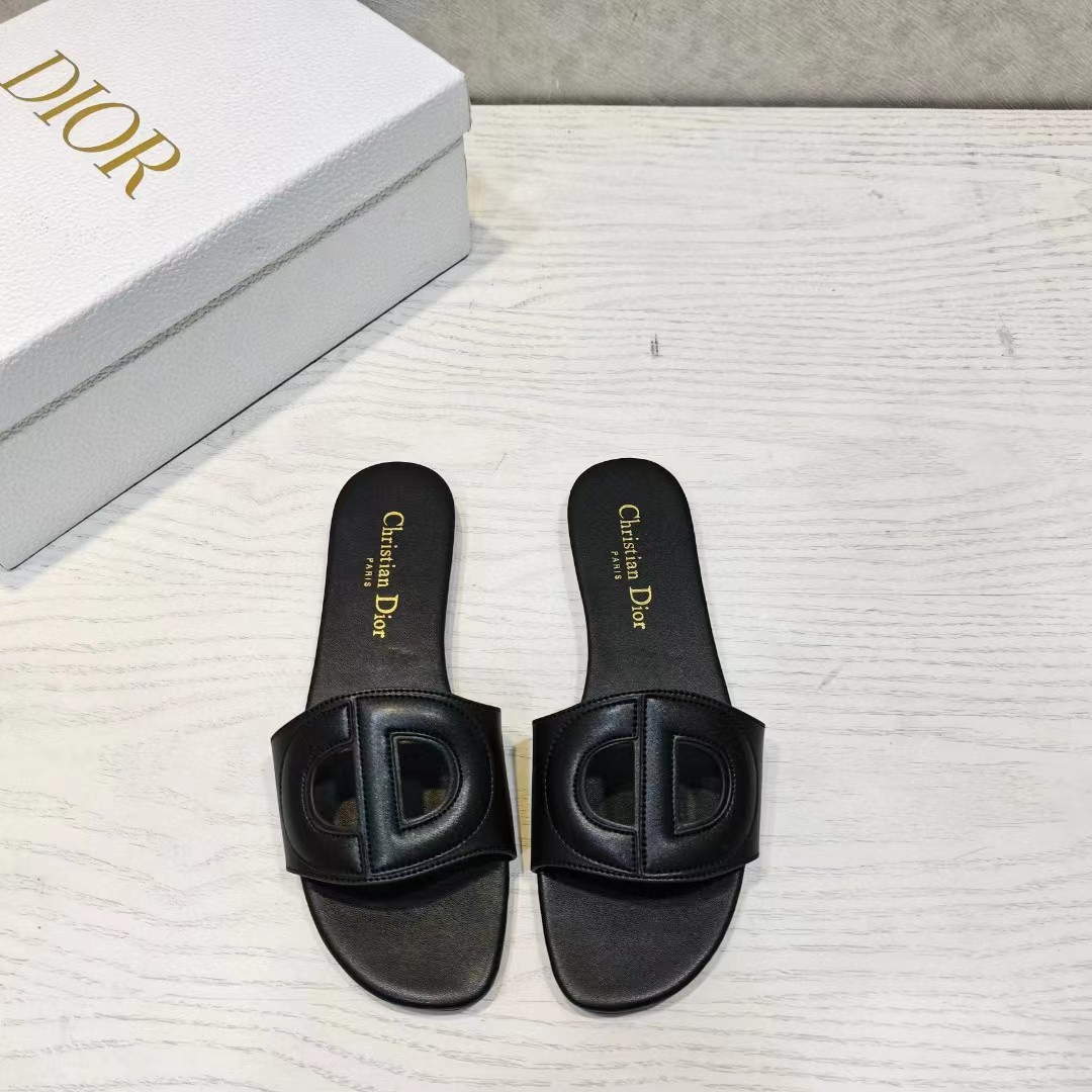 Dior Women¡®s KCQ390 D-CLUB Slide Calfskin D83013