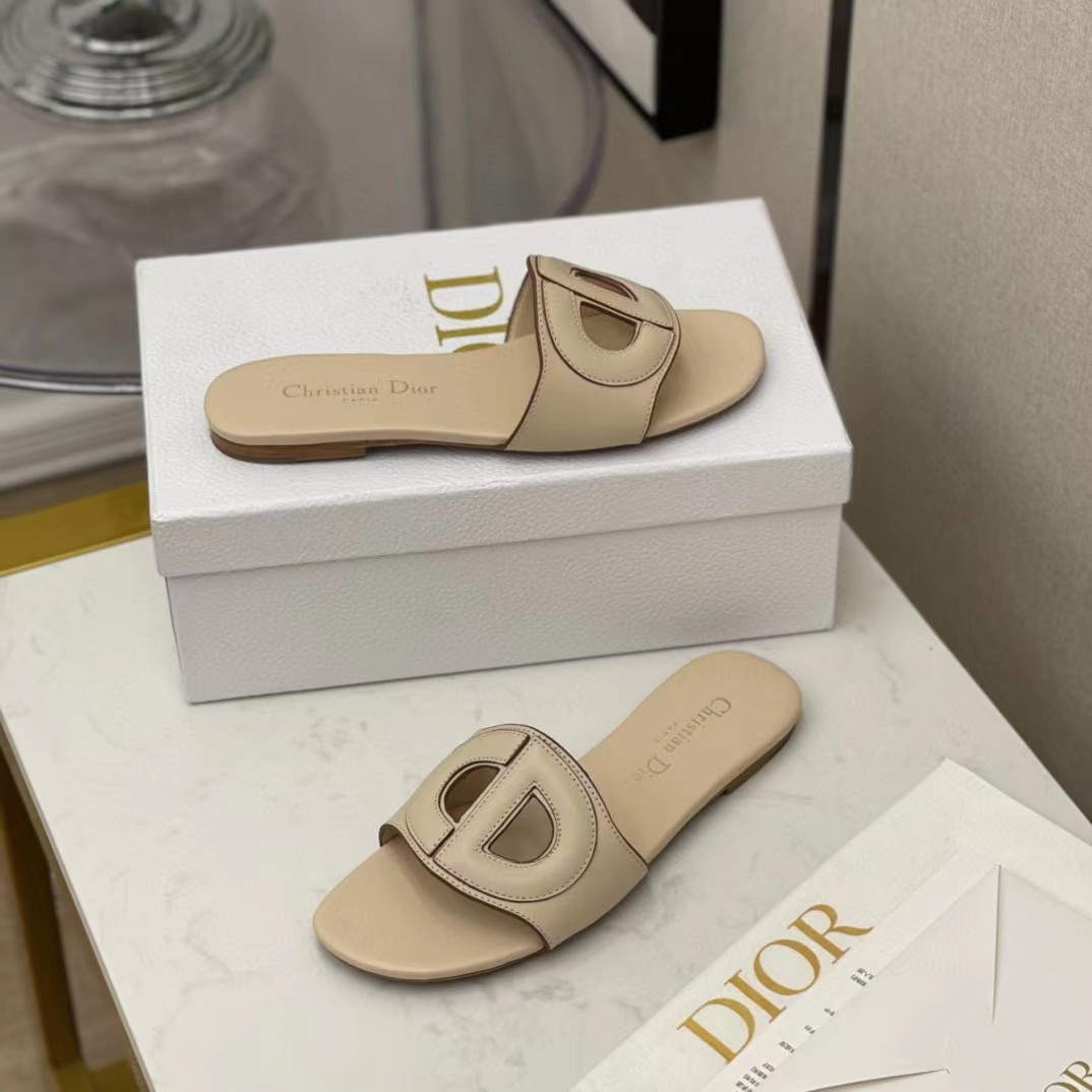 Dior Women¡®s KCQ390 D-CLUB Slide Calfskin D83014