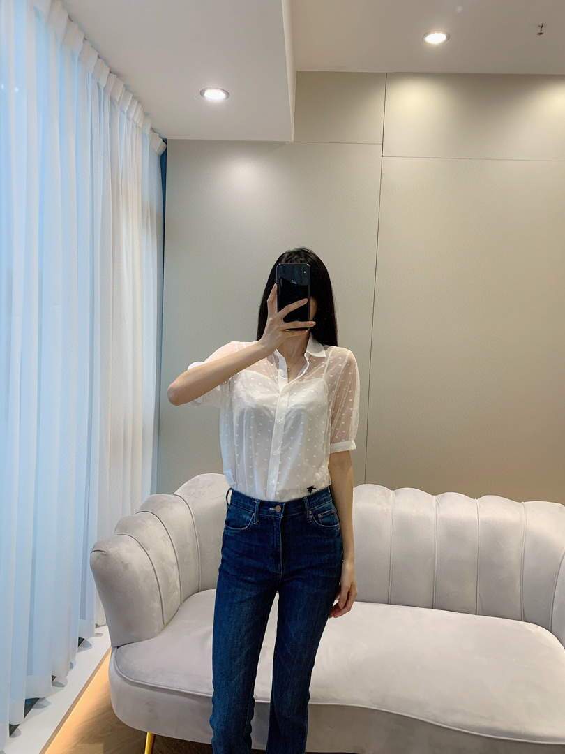 Dior Women¡¯s Shirts Designer Dior Clothing White 38083 - luxibagsmall