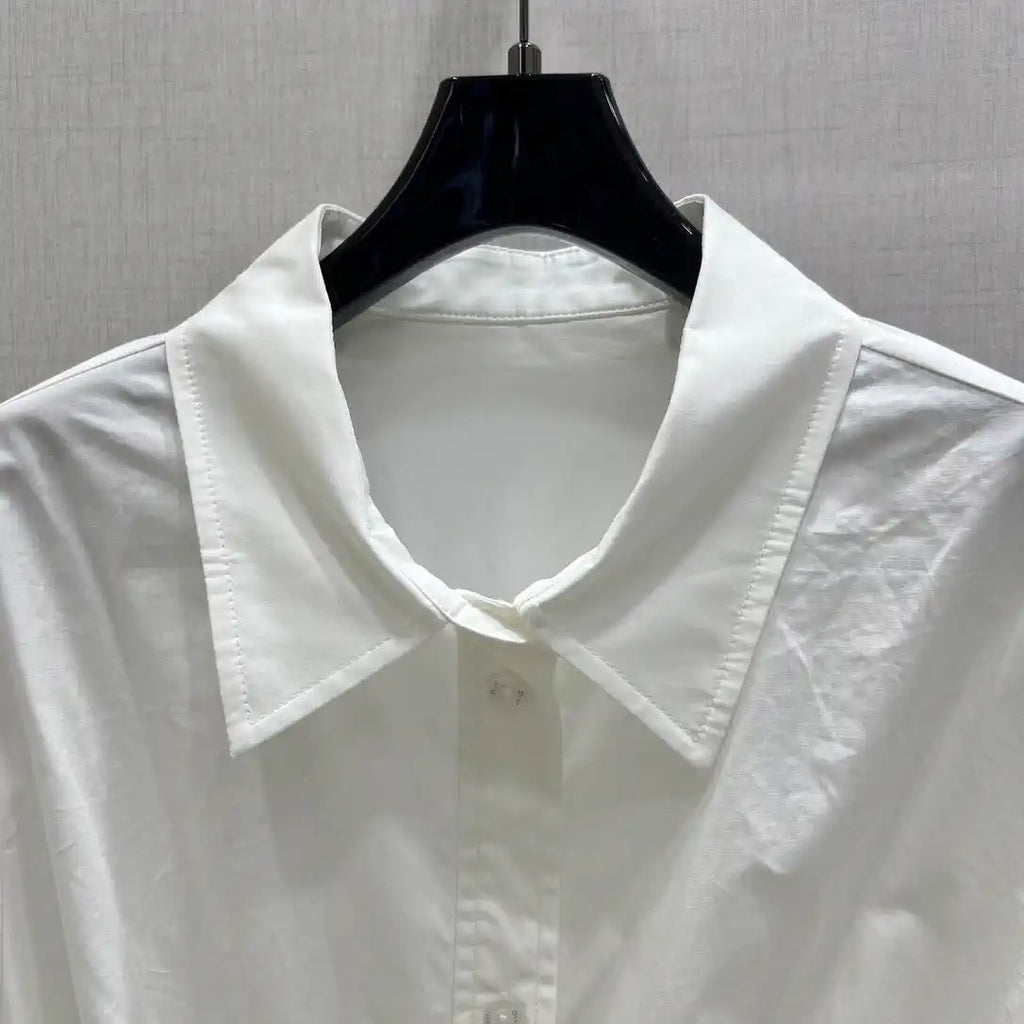 Dior Women Shirt belt long sleeve dress D38695