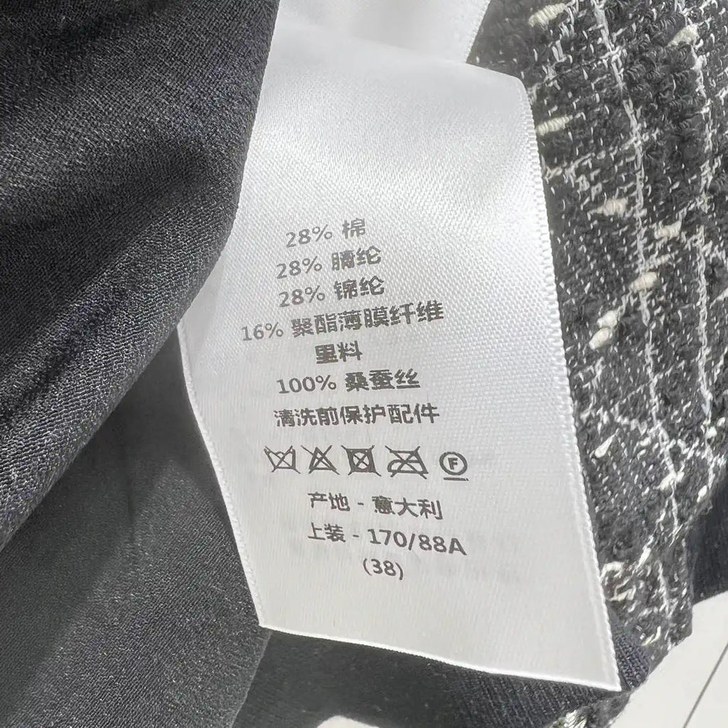 Dior Women Small stand-up collar woolen diamond long-sleeved jacket Clothing D38699