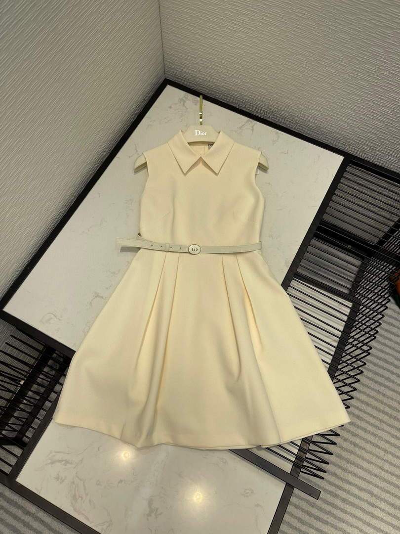 Dior Women's Dress Designer Dior Skirt Clothing 38111 Beige