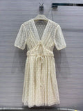 Dior Women's Dress Designer Dior Clothing 38112 Beige