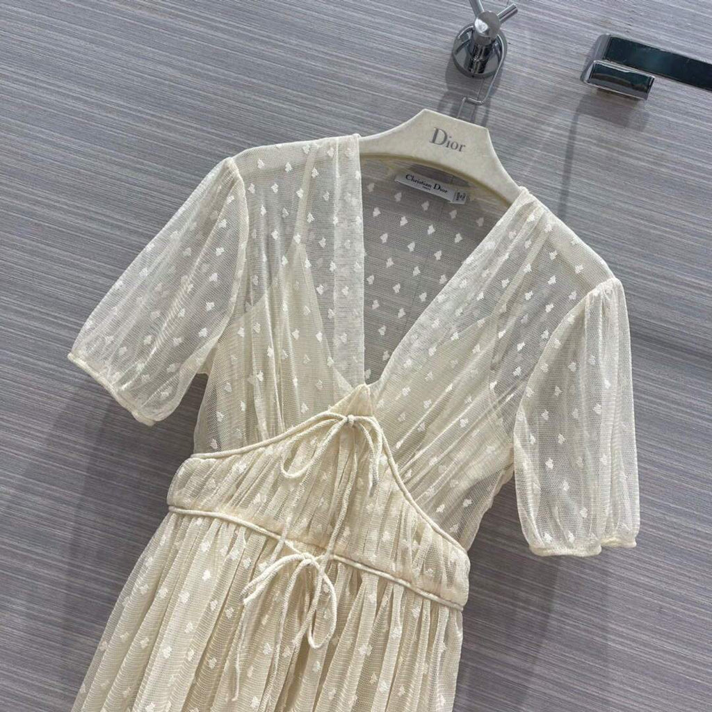 Dior Women's Dress Designer Dior Clothing 38112 Beige