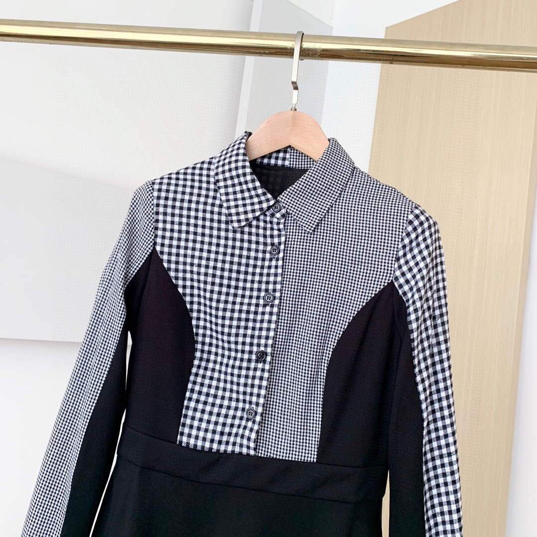 Dior Women's Dress Designer Dior Clothing 38114 Black and Grey