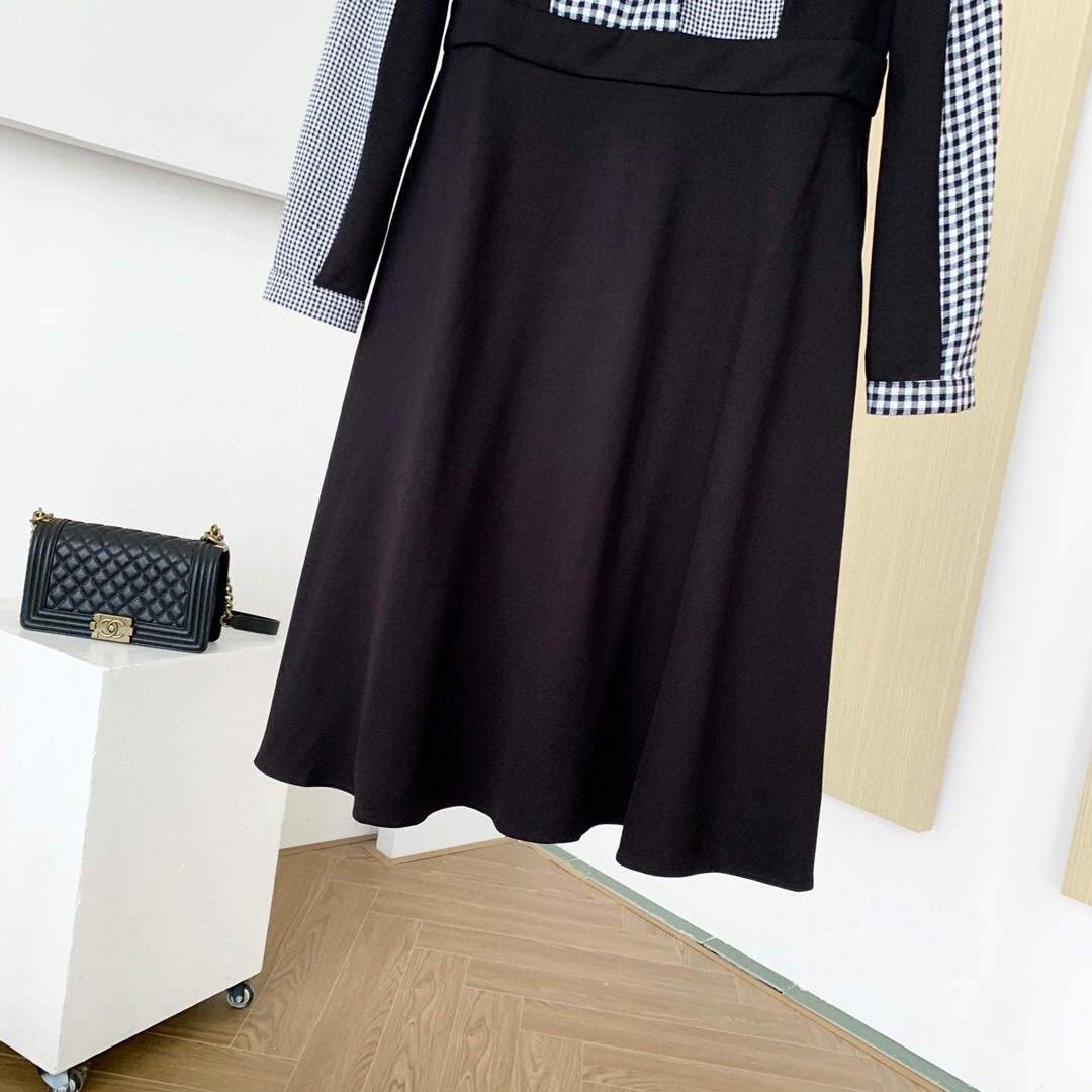 Dior Women's Dress Designer Dior Clothing 38114 Black and Grey