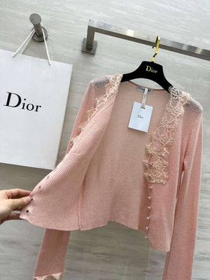 Dior Women's Fashion Clothing cashmere Sweater D38602 - S / Pink - View 3
