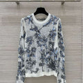 Dior Women's Fashion Clothing Sweater D38600 Premium mulberry silk mohair - S - View 1