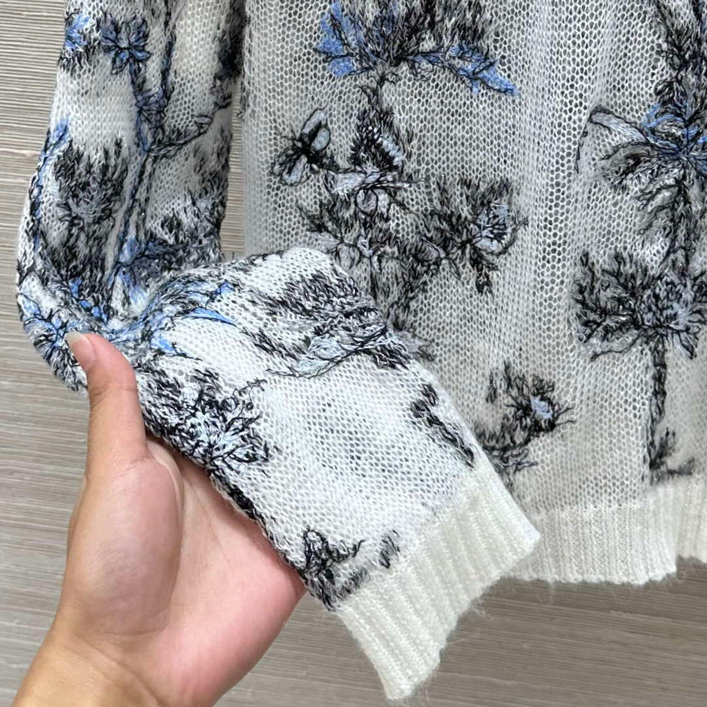 Dior Women's Fashion Clothing Sweater D38600 Premium mulberry silk mohair