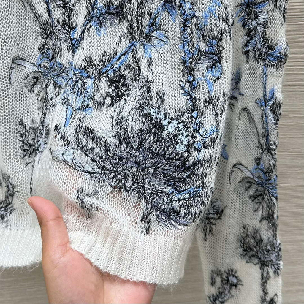 Dior Women's Fashion Clothing Sweater D38600 Premium mulberry silk mohair