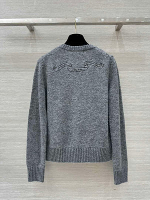 Dior Women's Floral embroidered long sleeves Sweater D38008 - S - View 9