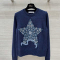 Dior Women's Floral embroidered long sleeves Sweater D38009 - S - View 1