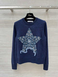 Dior Women's Floral embroidered long sleeves Sweater D38009