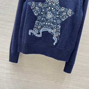 Dior Women's Floral embroidered long sleeves Sweater D38009 - S - View 5