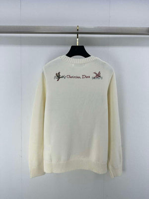 Dior Women's Floral embroidered long sleeves Sweater D38011 - S - View 9