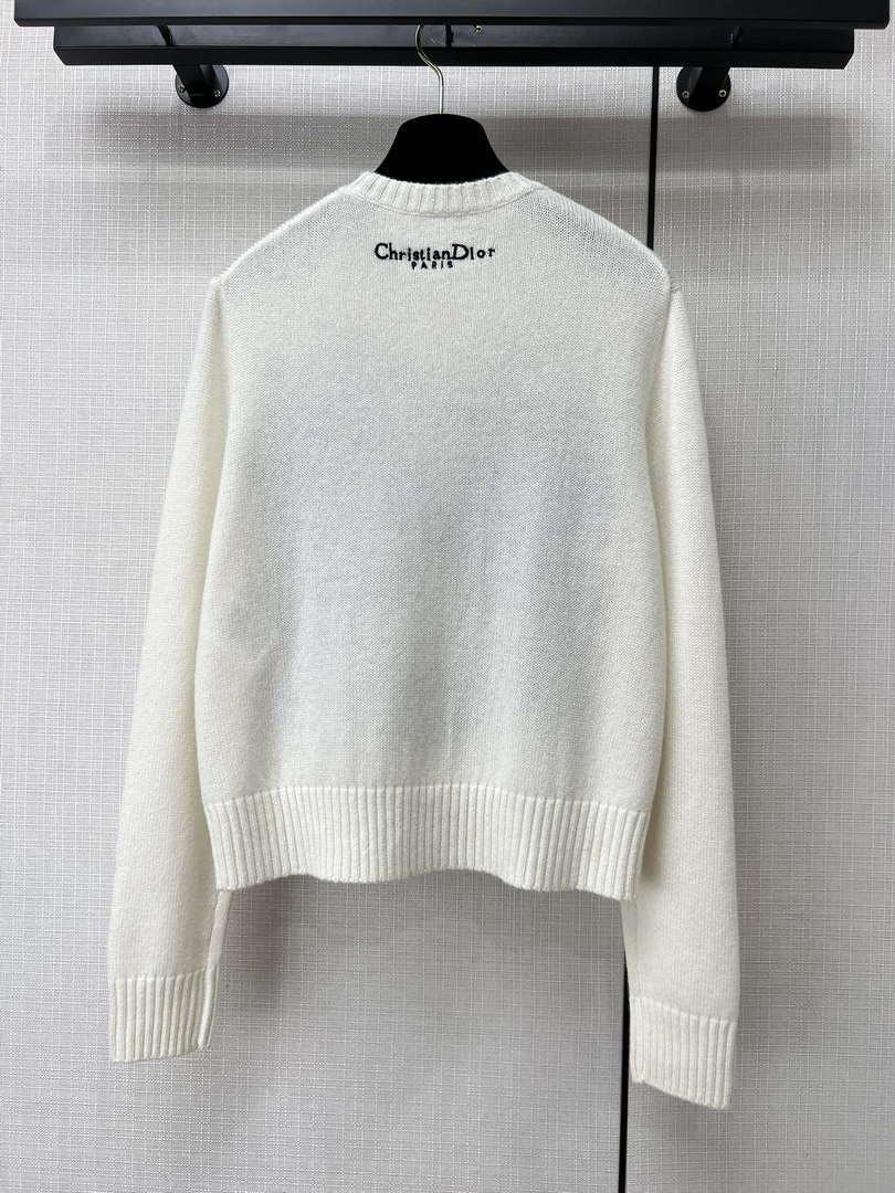 Dior Women's Floral embroidered long sleeves Sweater D38013