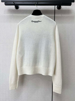 Dior Women's Floral embroidered long sleeves Sweater D38013 - S - View 9