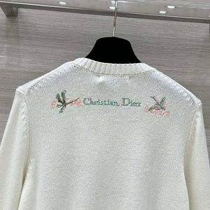 Dior Women's Floral embroidered long sleeves Sweater D38014 - S - View 9