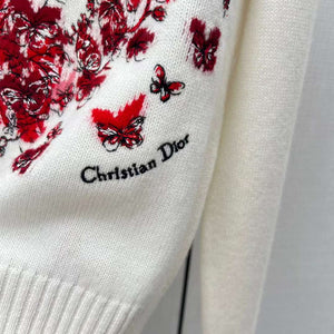 Dior Women's Floral embroidered long sleeves Sweater D38015 - S - View 5