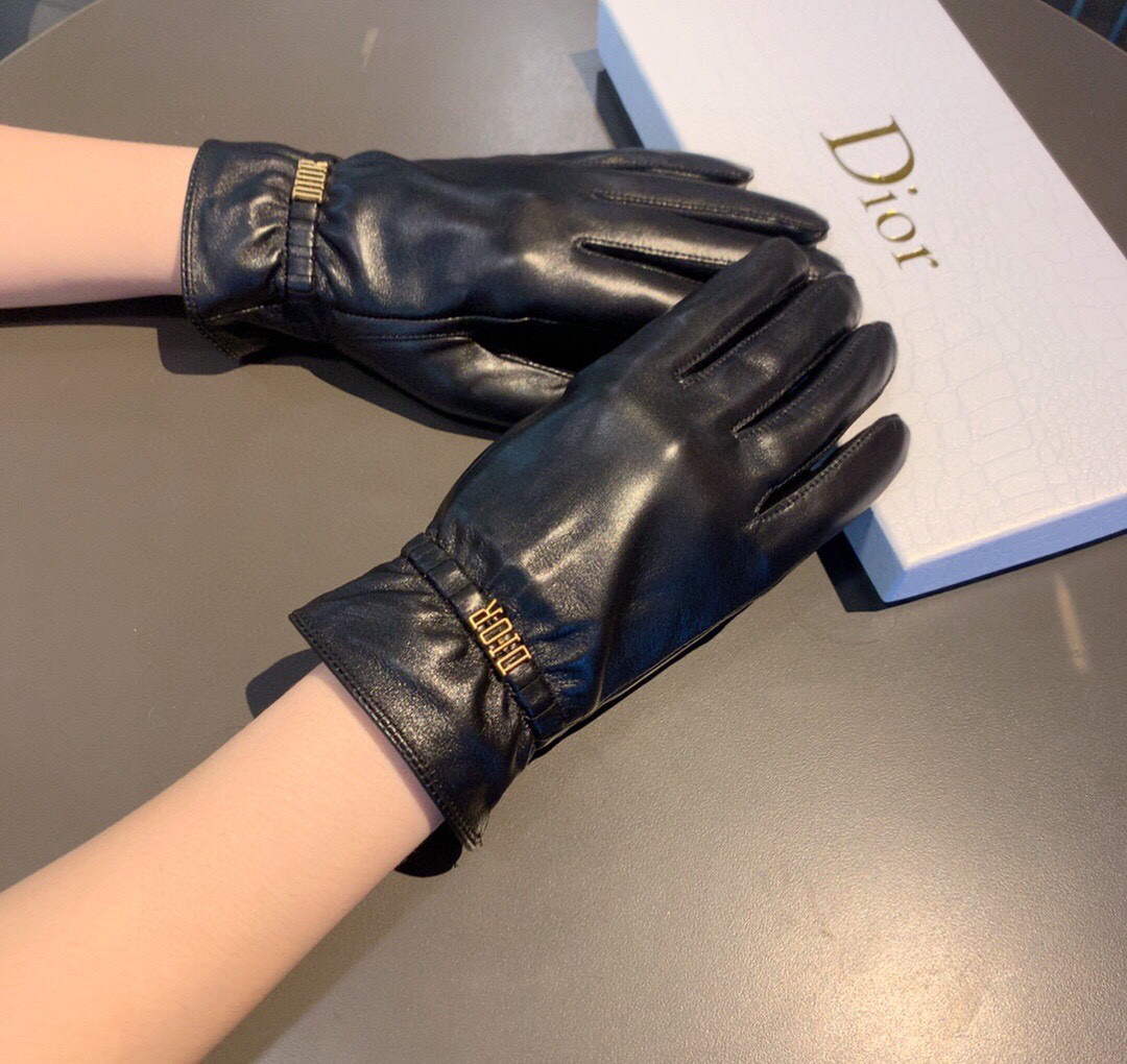 Dior Women's Gloves Designer Leather Gloves 25GLO760