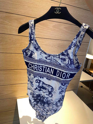 Dior Women's one piece swimsuit Bikini 21BS07 - S - View 1