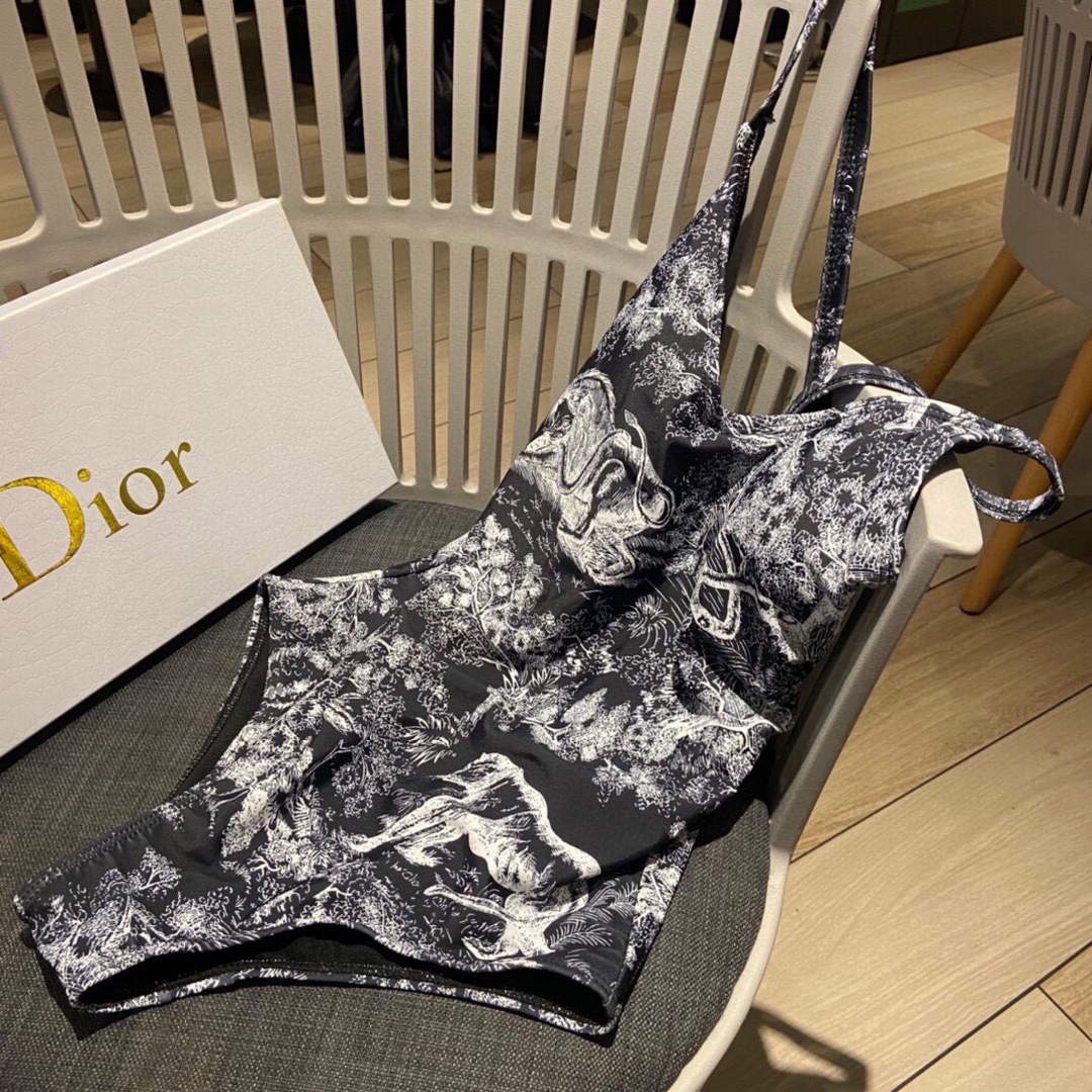 Dior Women's one piece swimsuit Bikini 21BS09 - S - View 1