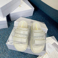 Dior Women's Shoes DIO(R) Evolution Slide Quilted Cannage KCQ716CQC White - 35 - View 1