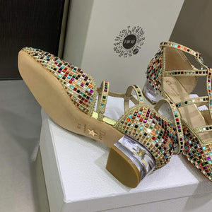 Dior Women's Shoes dior gem heeled 3.5cm sandal KDB735SQS - 35 - View 9