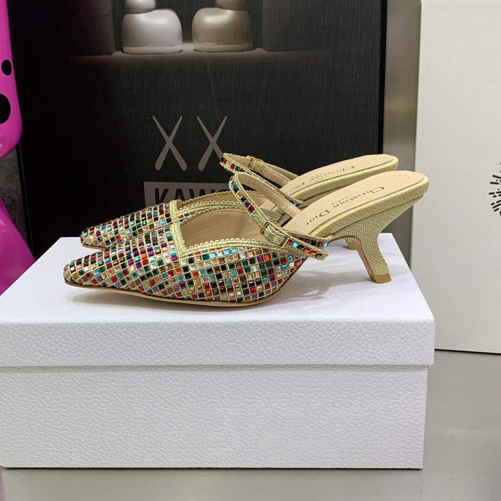 Dior Women's Shoes dior gem heeled 6.5cm sandal KCQ701SQS