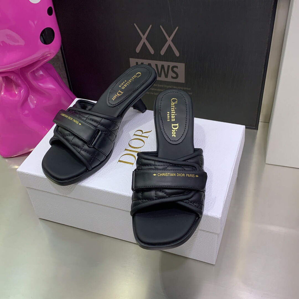 Dior Women's Shoes evolution heeled slide KCQ731CQC Black