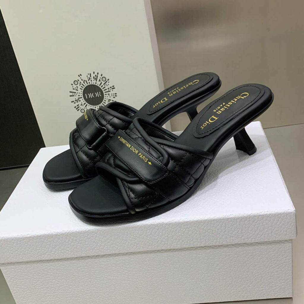 Dior Women's Shoes evolution heeled slide KCQ731CQC Black
