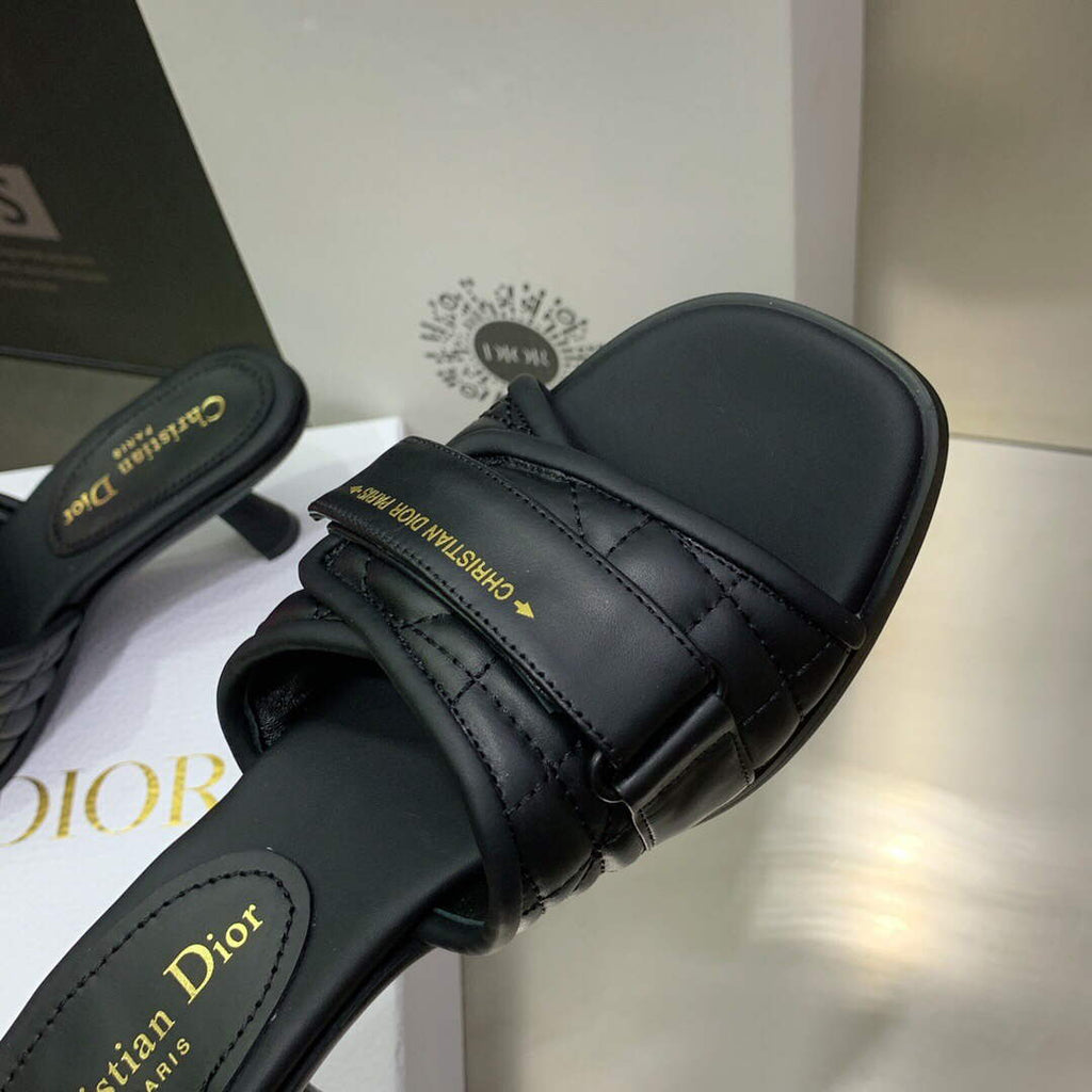 Dior Women's Shoes evolution heeled slide KCQ731CQC Black