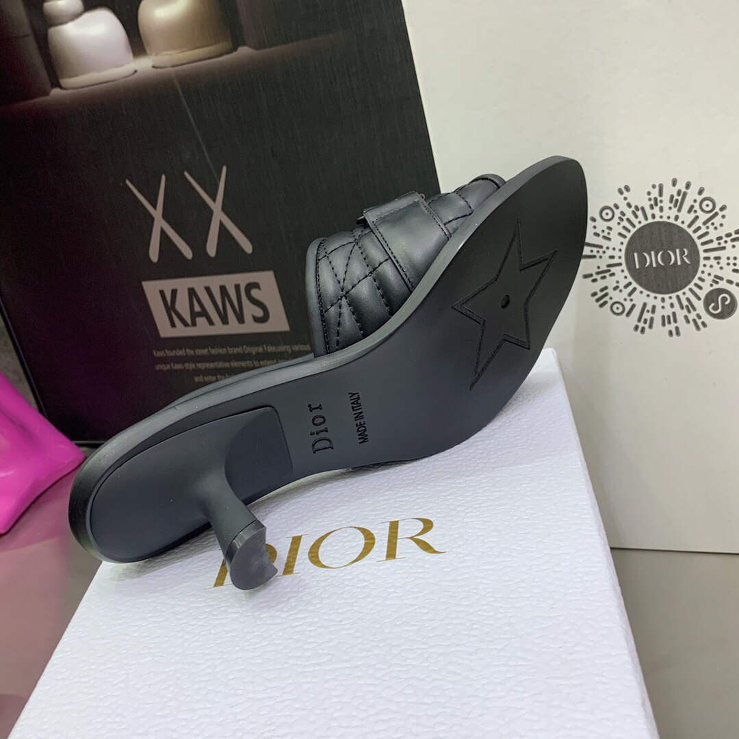 Dior Women's Shoes evolution heeled slide KCQ731CQC Black