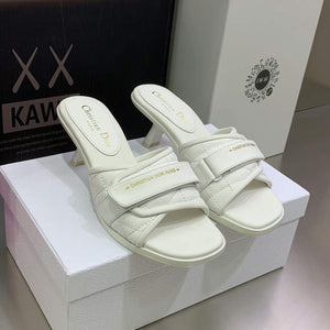 Dior Women's Shoes evolution heeled slide KCQ731CQC White - 35 - View 2