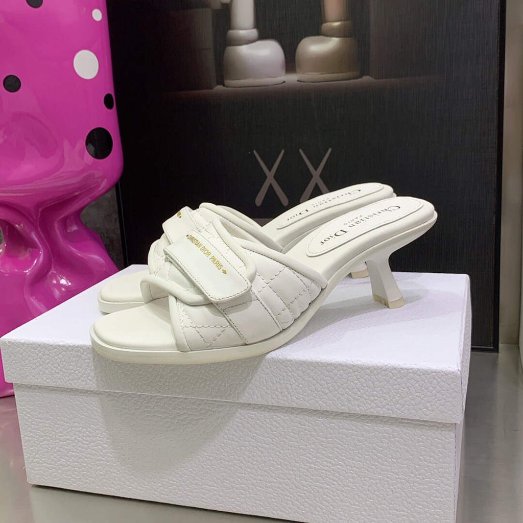 Dior Women's Shoes evolution heeled slide KCQ731CQC White