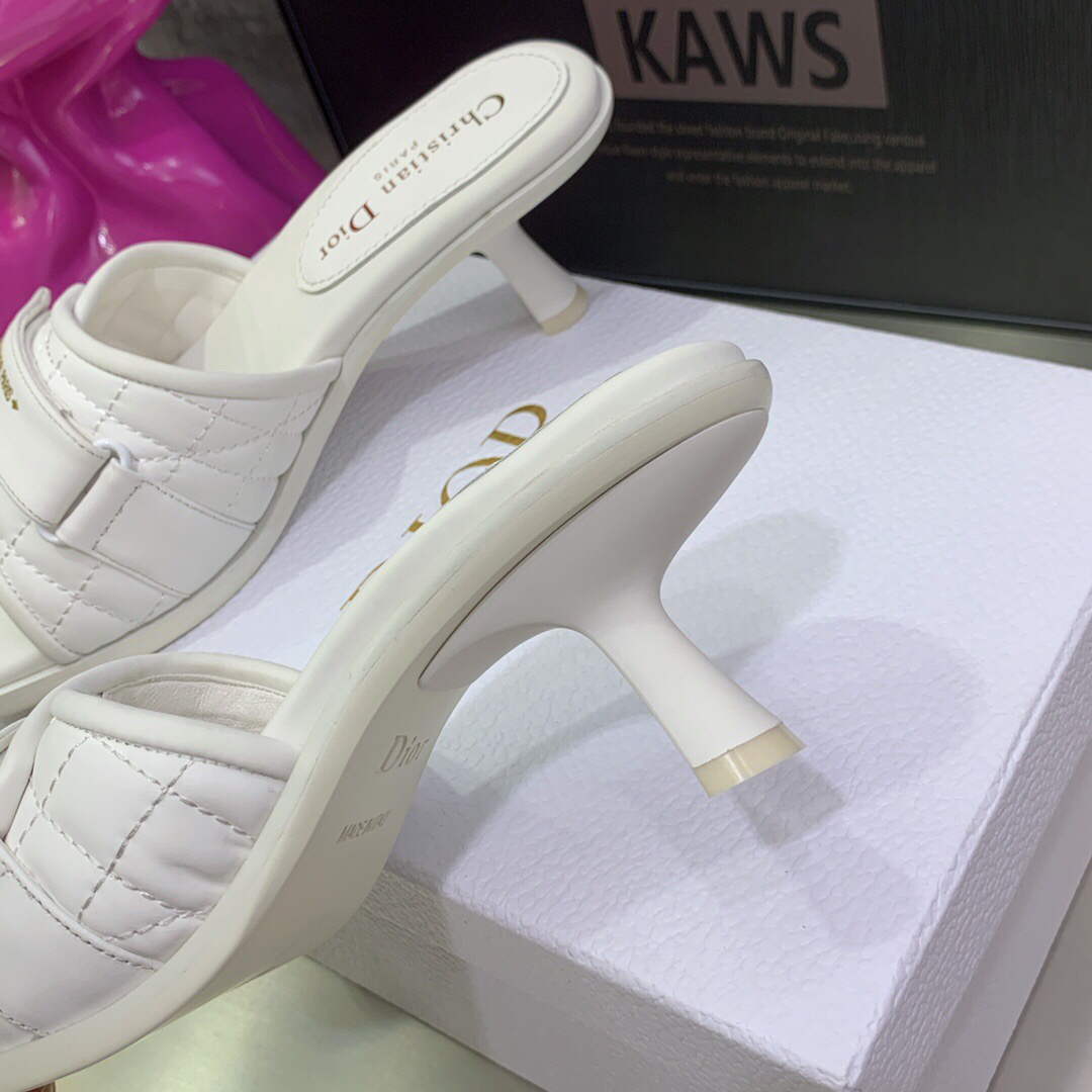 Dior Women's Shoes evolution heeled slide KCQ731CQC White