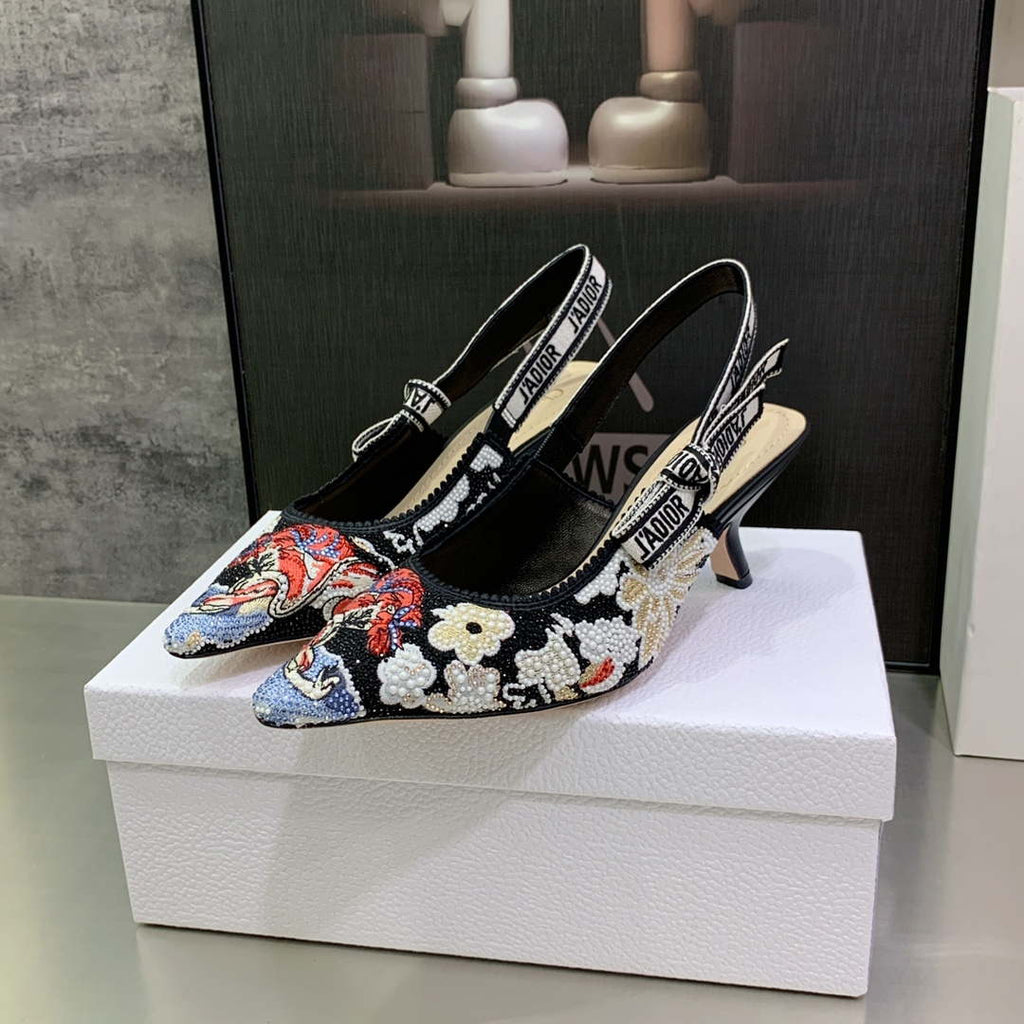 Dior Women's Shoes KCB384TFL_S900 J'ADIOR Slingback Ballerina Flat 195797