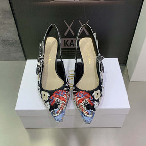 Dior Women's Shoes KCB384TFL_S900 J'ADIOR Slingback Ballerina Flat 195797 - 33 - View 7