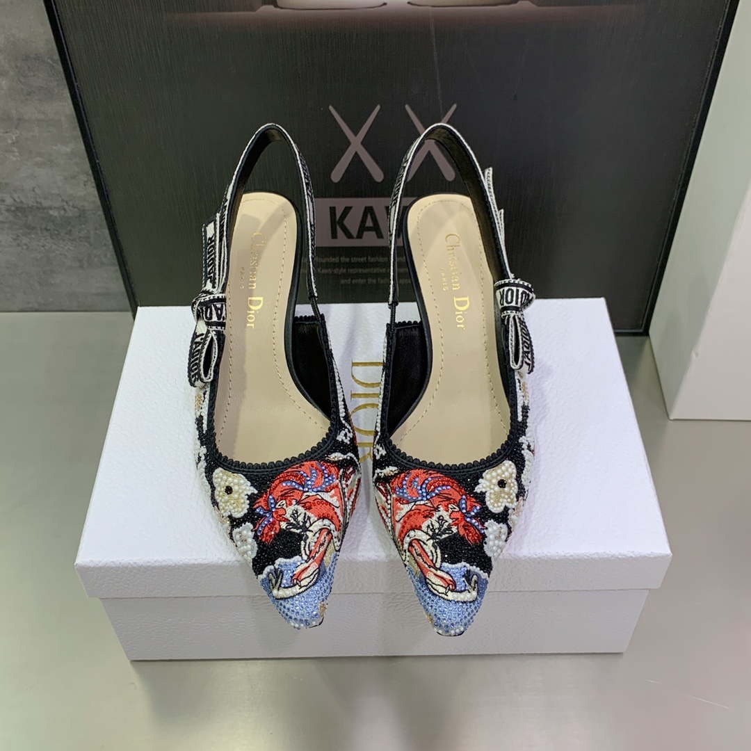 Dior Women's Shoes KCB384TFL_S900 J'ADIOR Slingback Ballerina Flat 195797
