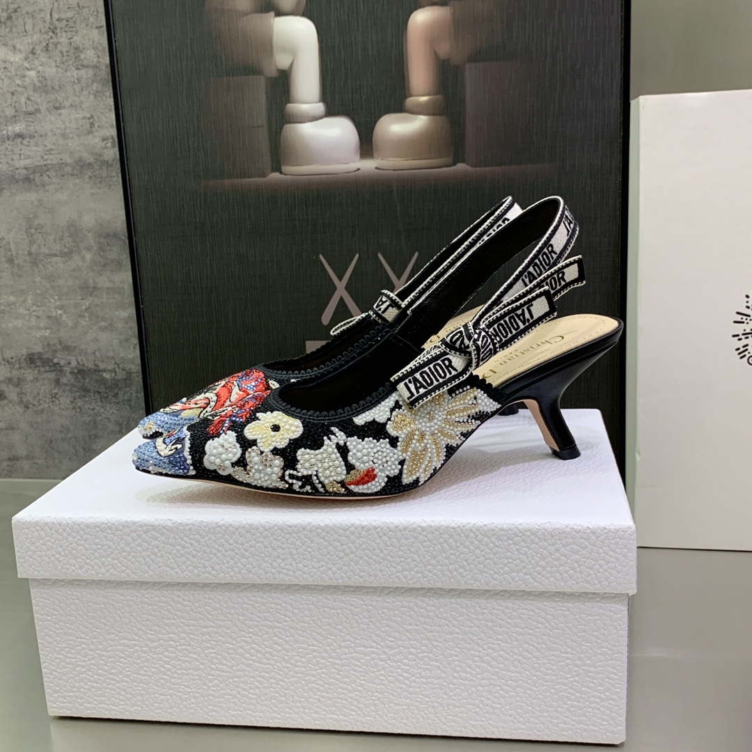 Dior Women's Shoes KCB384TFL_S900 J'ADIOR Slingback Ballerina Flat 195797