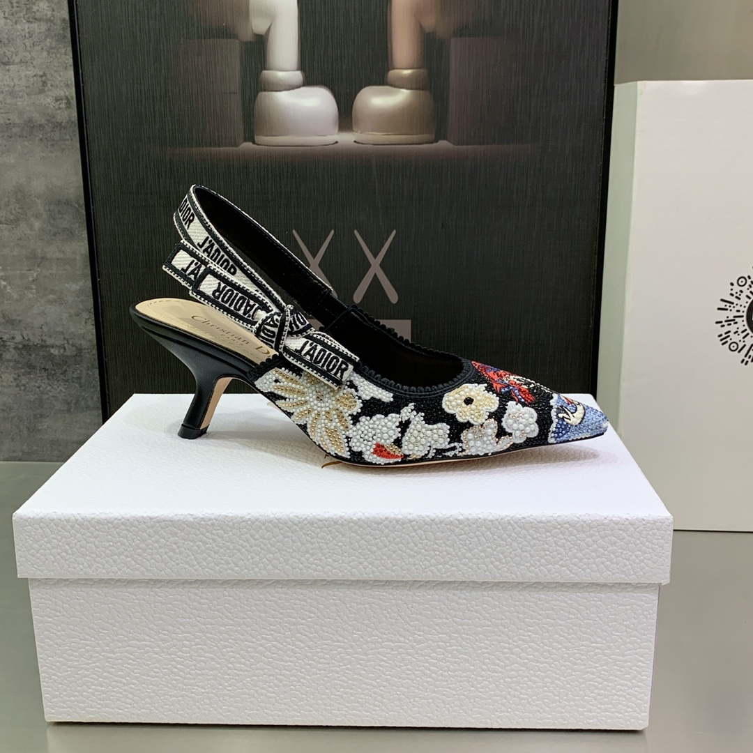 Dior Women's Shoes KCB384TFL_S900 J'ADIOR Slingback Ballerina Flat 195797
